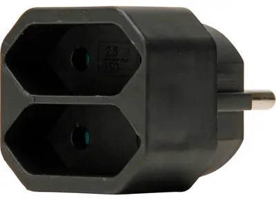 Produktbild von Kopp 174105004, Typ F, Typ F, Gerade, Gerade, 250 V, 2,5 A
