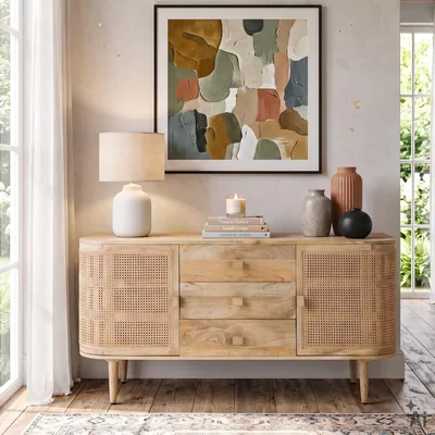 Produktbild von Sideboard DION 160 cm aus Mangoholz - Natur