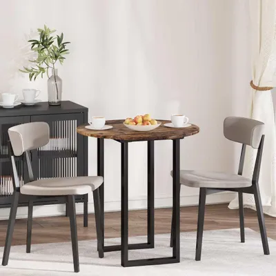 Produktbild von Maison Exclusive - Tischplatte Altholz Ø 70 x 1,5 cm Holzwerkstoff