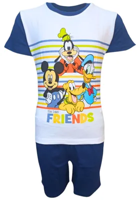 Produktbild von Schlafanzug kurz Disney Mickey and Friends Dunkelblau 116 cm
