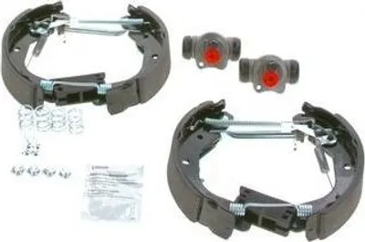 Produktbild von BOSCH Bremsen Set Bremsbackensatz Hinten für CHEVROLET SPARK (M300) 0 204 114 699