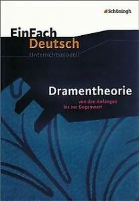 Produktbild von EinFach Deutsch - Unterrichtsmodelle: Dramentheorie von ...  Book