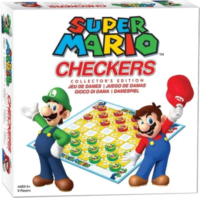 Obrázek produktu pro CK005-191 - Super Mario Checkers, sběratelská edice, stolní hra, od 6 let