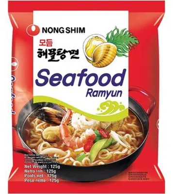 Produktbild von Nong Shim Seafood Ramyun Ramen Nudeln 125g