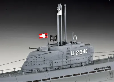 Produktbild von Revell REV5078 Deutsches U-Boot Typ XXI mit Interieur