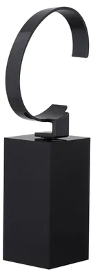 Imagen del producto de Soporte de acrílico negro para relojes, de 16,00 x 4,00 x 4,00 cm