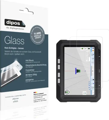 Image de 2x Protection ecrán pour Allynav AF305 Verre souple Film Protecteur 9H dipos