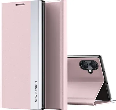 Immagine prodotto di Custodia per Samsung Galaxy A06, Custodia magnetica in Finto cuoio con funzione di supporto Rosa