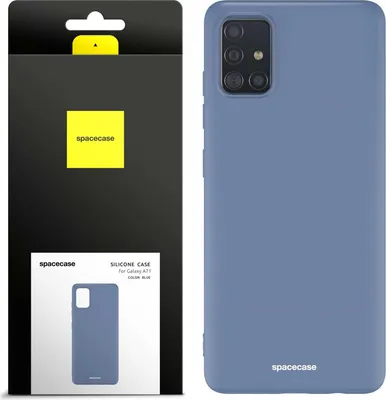 Immagine prodotto di Custodia in silicone SPACECASE Custodia in silicone per Galaxy A71 Blu