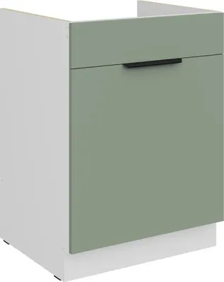 Produktbild von LUNARA Spülenunterschrank – Breite 60 cm, grün/weiß
