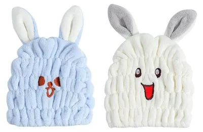 Image de Solidchoice - Bonnet de séchage pour enfants avec motif de dessin animé et propriétés de séchage rapide