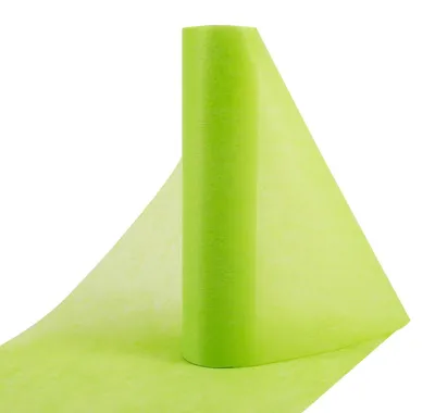 Obrázek produktu pro Běžec na stůl z netkané textilie, světle zelený, rozměry 30 cm x 25 m