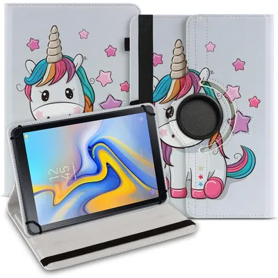Produktbild von Tablet Hülle für Samsung Galaxy Tab A 10.5 Tasche Schutzhülle Case Cover DrehbarFarben:Motiv 16