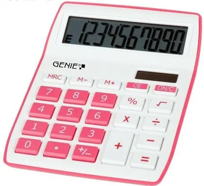 Produktbild von GENIE 840P Solar Tischrechner Rechenmaschine Rechner Bürorechner Taschenrechner