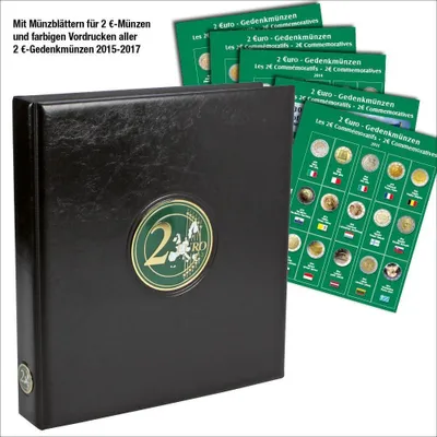Produktbild von Münzensammelalbum für die 2 Euro Münzen Europa ab 2015