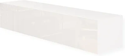 Produktbild von TV-Lowboard Weiß TV Hängeboard Full Glänzend TV-Schrank Modern Lowboard