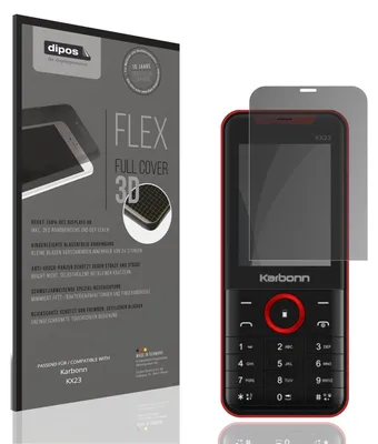 Produktbild von Full Cover Privacy Blickschutzfolie für Karbonn KX23 Folie Anti-Shock