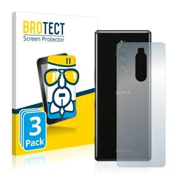 Produktbild von 3x BROTECT Schutzglas für Sony Xperia 1 (Rückseite) Schutzfolie Panzer Folie Glas Display Schutz klar