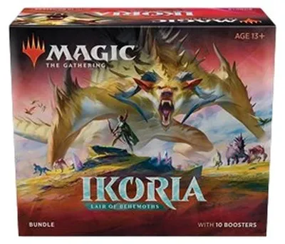 Zdjęcie produktu dla Magic: The Gathering Ikoria: Lair of Behemoth Fat Pack Bundle German