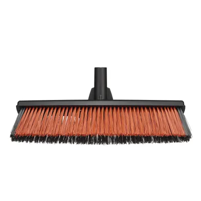 Produktbild von Solid Allzweckbesen-Kopf L (schwarz/orange, ohne Stiel)