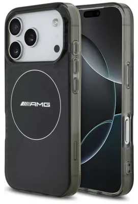 Immagine prodotto di Custodia per cellulare per iPhone 17 Pro, Mercedes AMG a doppio strato trasparente con MagSafe, fantasia opaca