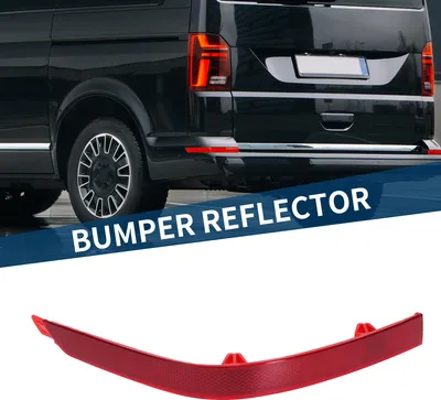 Image de Réflecteur De Pare-Chocs No.7E0945105D Pour Vw Transporter T6 Multivan 2016-2020 / Réflecteur De Pare-Chocs Arrière Gauche Marqueur De Côté / Plastique Durable / 1 Pièce Rouge