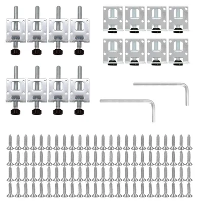 Imagen del producto de Solidchoice - Juego de 16 patas ajustables de alta calidad para muebles
