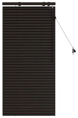 Obrázek produktu pro vidaXL Žaluzie, tmavě hnědé, 55 x 130 cm, 35 mm, masivní paulovie