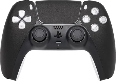 Produktbild von PS5 Controller Skin Sticker Black - vysoce kvalitní vinylová fólie pro stylovou ochranu proti poškrábání, odstranění bez prachu a zbytků