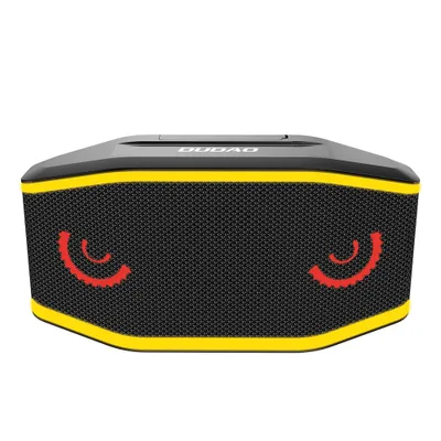 Produktbild von Dudao Wasserdichter Ip7 Kabelloser Bluetooth 5.0 Rgb-Lautsprecher 5W 1200Mah Schwarz (Y10Xs-Schwarz)