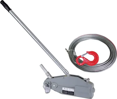 Obrázok produktu pre Varan Motors - hoh1600 1,6 TONNEN GREIFZUG SEILZUG SEILWINDE FORSTWINDE WINDE 1600kg 20M SEIL 11MM