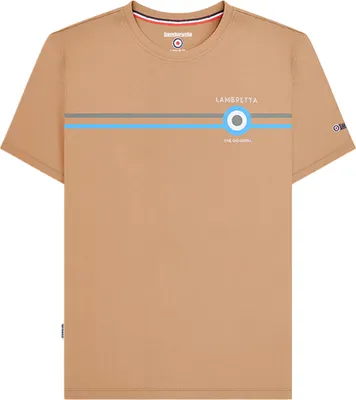 Produktbild von Lambretta - "Classic SS24" T-Shirt für Herren LB104 (L) (Sand)