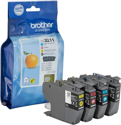 Produktbild von Brother LC-3211 Value-Pack BK/C/M/Y