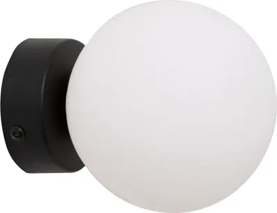 Image de Applique murale ALI blanc et noir, 1xG9x40W, verre, dimensions : 12x12x15 cm, IP20, Zuma Line