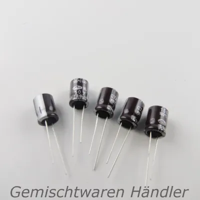 Produktbild von 5xMarken Elko 150µF 50V Kondensator Elektrolytkondensator mF uF SAMWHA Capacitor