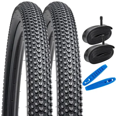 Produktbild von Set aus 2 Mountainbike-Reifen, 29 Zoll, inklusive Innenreifen