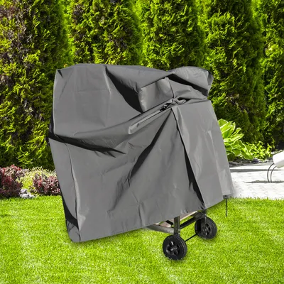 Produktbild von Grillabdeckhaube - wetterfestes und robustes Polyester - 90 x 60 x 115cm - Anthrazit