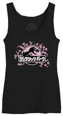 Immagine prodotto di Canotta da donna a tema Jurassic Park, colore nero, taglia L