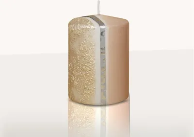 Produktbild von Designkerze Atica  Stumpenkerze Taupe 100 x Ø 70 mm