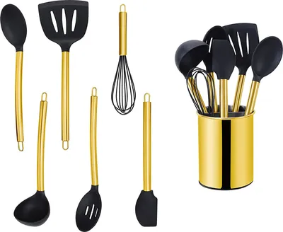Produktbild von Echtwerk Küchenhelfer Set 7-teilig kupfer, Farbe:Gold