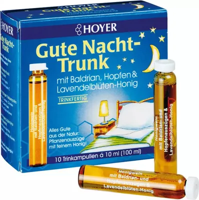 Produktbild von HOYER - Gute Nacht-Trunk Trinkampullen - 10 x 10 ml