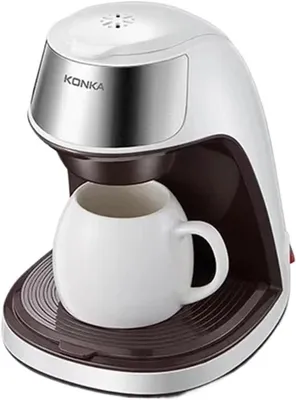 Produktbild von 300ML Mini Kapselmaschine, Kaffeemaschine Filterkaffeemaschine Kaffeekocher Tee Kaffee Automat für Zuhause und Büro, Weiß