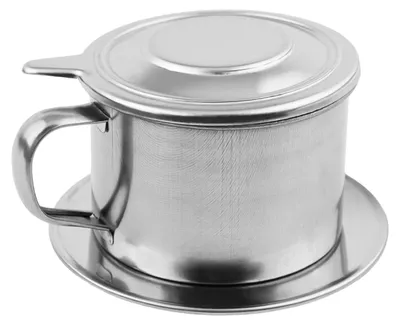 Produktbild von Vietnamesischer Kaffeefilter - Edelstahl Tropffilter - Kaffeebereiter für Büro Zuhause und Reisen