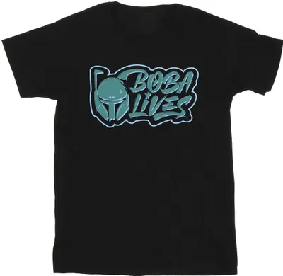 Produktbild von Star Wars - "The Book Of Boba Fett Lives" T-Shirt für Herren BI44903 (4XL) (Schwarz)