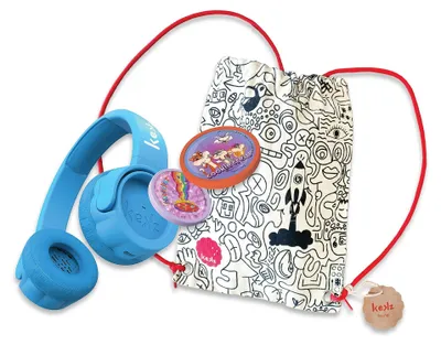 Image de Kekzhörer Blau : Inclut une pièce audio de Cookie Crew, des biscuits "Wunderkekz" et un sac de collection