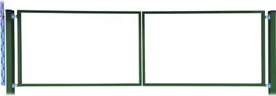 Zdjęcie produktu dla Brama RAMA do sztachet i paneli 120cm Zielona RAL6005 + SŁUPKI | sztachety