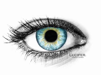 Image de Lucifer® Orlando Lentilles de contact non dioptriques de couleur bleue