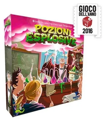 Imagen del producto de Pozioni Esplosive (Edición italiana) – Juego de mesa – Ghenos Games – 2-4 jugadores – 8+