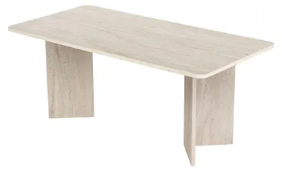 Immagine prodotto di Tavolo da pranzo in legno "Linza" 180 x 90 x 75 cm - Travertino