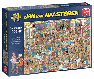 Produktbild von Jan van Haasteren Happy Birthday 1000 Teile Puzzle